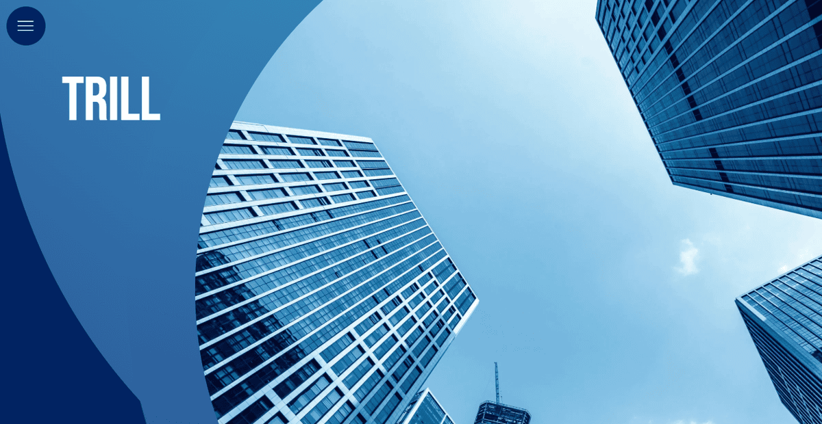 株式会社トリルの公式サイトスクリーンショット