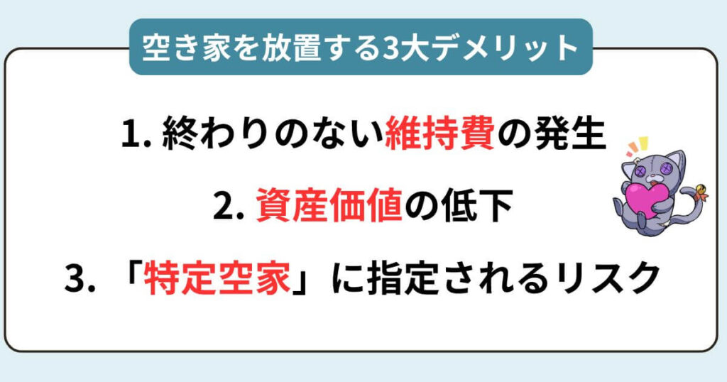 なぜ今「実家じまい」が必要？空き家を放置する3大デメリットのアイキャッチ